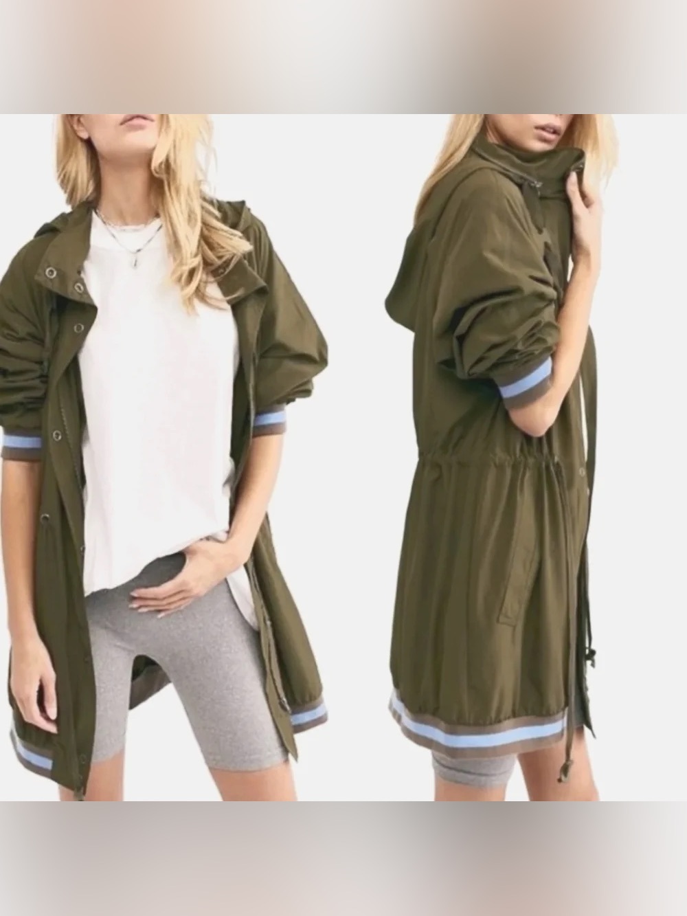 Free People Windswept Windbreaker Small NWT